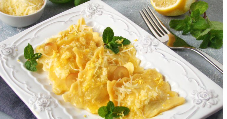 Lemon Ricotta Ravioli (25 Minutes) Recipe