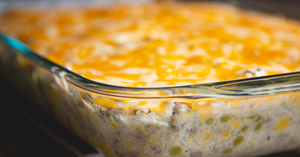 Easy Cheesy Ground Beef And Rice Casserole 35 40 Minutes Recipe